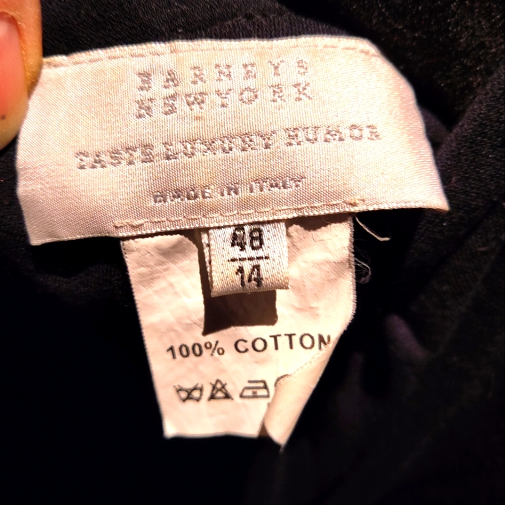 Barney's NY Little Black Dress LBD - Sz 14 - Picture 4 of 7